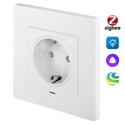 Розетка умная встраиваемая HOMMYN zigbee RKNWOZ01W изображение, фото