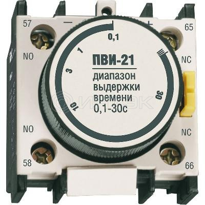 Приставка ПВИ 21 0.1-30сек 1НО+1НЗ KARAT IEK KPV20-11-1 изображение, фото