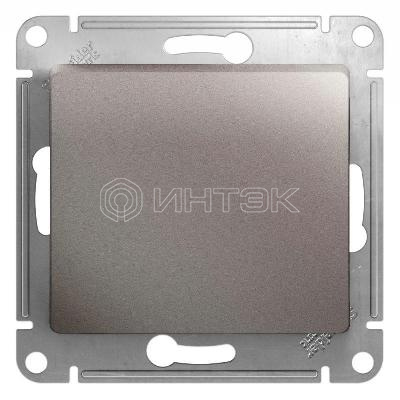 Переключатель проходной 1-кл. СП Glossa 10А IP20 (сх. 6) 10AX механизм платина  Systeme Electric GSL001261 изображение, фото