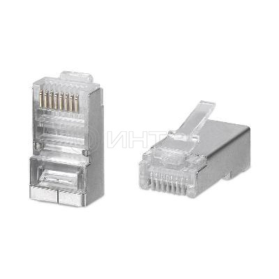 Коннектор RJ-45(8P8C) кат.5E экранир. универс. (уп.100шт) TOKOV ELECTRIC TKE-CN-5E24-STP изображение, фото