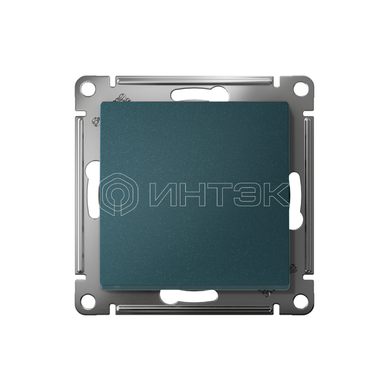 Выключатель 1-кл. СП AtlasDesign 10А IP20 (сх. 1) 10AX с самовозвратом механизм изумруд Systeme Electric ATN000815 изображение, фото