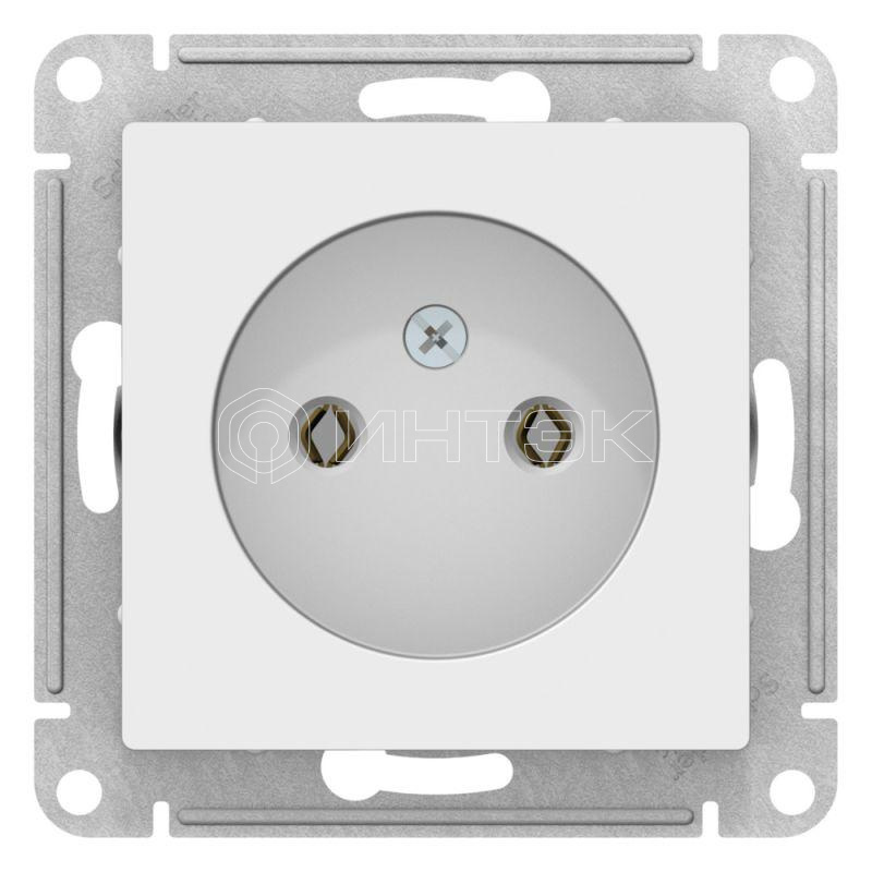 Розетка AtlasDesign 16А без заземл. без шторок механизм лотос Systeme Electric ATN001341 изображение, фото