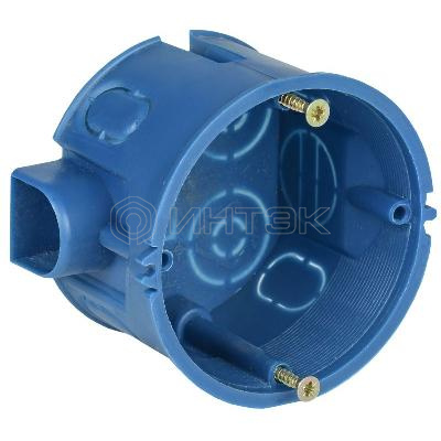 Коробка установочная С3 d68x45 для твердых стен (с саморезами и стык. узлами) GENERICA UKT10-068-045-000-A-S-UO изображение, фото