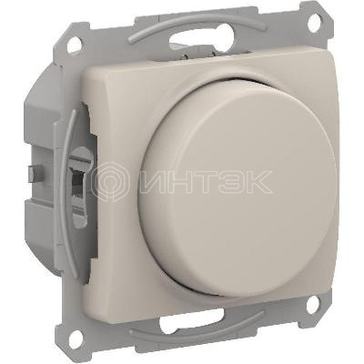 Светорегулятор поворотно-нажимной Glossa 400Вт механизм молоч. Systeme Electric GSL000923 изображение, фото