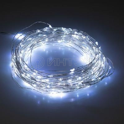 Гирлянда садовая "Нить" ERASF22-17 21.9м холод. бел. на солнечной батарее Эра Б0053368 изображение, фото