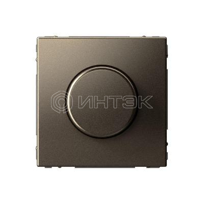 Светорегулятор поворотно-нажимной (диммер) ArtGallery LED RC 400Вт механизм мокко Systeme Electric GAL000623 изображение, фото