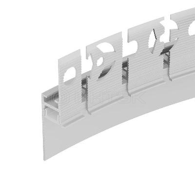 Профиль PLINTUS-FANTOM-BENT-H20-SIDE-2000 WHITE L2000 алюм. Arlight 043674(1) изображение, фото