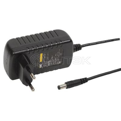 Драйвер LED ИПСН ECO 3528 24Вт 12В адаптер-JacK 5.5мм IP20 IEK LSP2-024-12-20-11 изображение, фото
