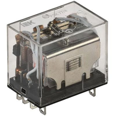 Реле РЭК 77-4 10А 220В AC IEK RRP10-4-10-220A изображение, фото