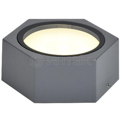 Светильник 5204 GX53 IP65 уличный потолочный сер. IEK LT-UPU0-5204-GX53-1-K03 изображение, фото