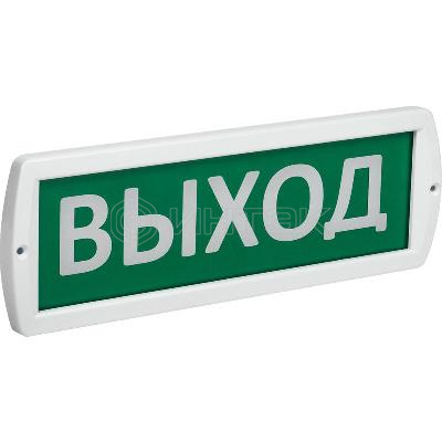 Оповещатель охранно-пожарный световой (табло) Топаз 220 "Выход" 220В IP52 IEK LSSA1-01-2-220-52-VYHD изображение, фото