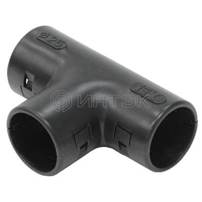 Тройник открывающийся TI25G черн. IEK CTA10D-TIG25-K02-025 изображение, фото