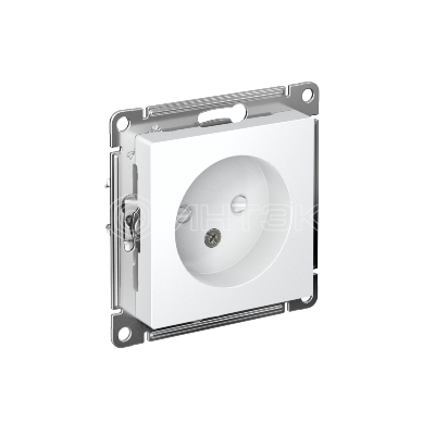 Розетка 1-м СП AtlasDesign 16А IP20 без заземл. защ. шторки механизм бел.  Systeme Electric ATN000149 изображение, фото