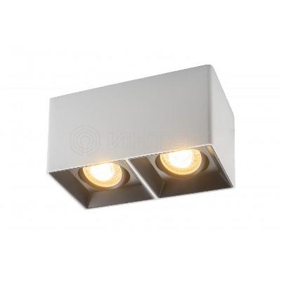 Светильник 10Вт GU5.3 IP20 LED накладной пластик бел./черн. DENKIRS 628025 изображение, фото