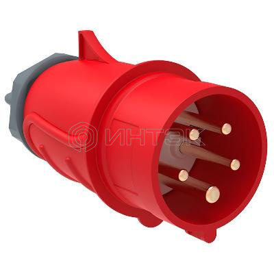 Вилка эл. каб. 32А 3P+PE+N 6ч/200/346-240/415В IP44 MAGNUM ССИ-025 IEK PSN02-032-5 изображение, фото