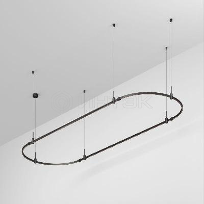 Трек ART-APRIORI-OVAL-HANG-3000х1000 BK IP20 метал. Arlight 048506 изображение, фото