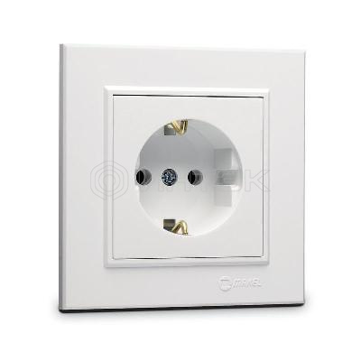 Розетка с/з СП Karea 16А IP20 бел. Makel 56001028 изображение, фото