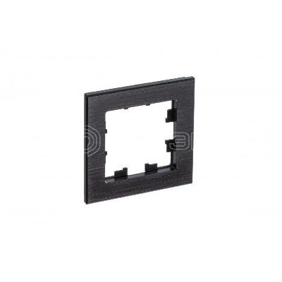 Рамка 1-м AtlasDesign Nature метал. оникс Systeme Electric ATN312301 изображение, фото