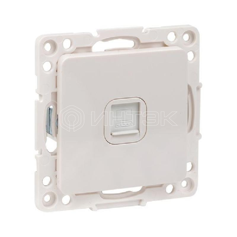 Розетка компьютерная 1-м Стокгольм RJ45 механизм бел. PROxima EKF EYK01-035-10 изображение, фото