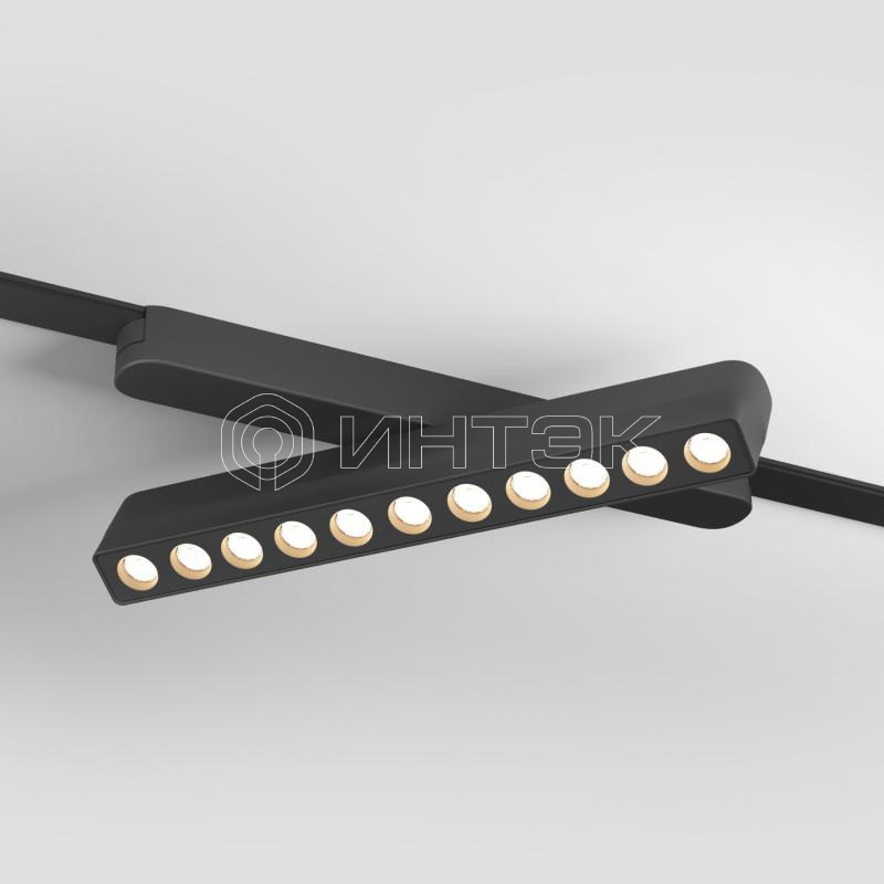 Светильник трековый Air Grill 3000 12Вт 3000К IP20 48В DC 230х26х60мм RA90 36град. со светодиодом алюм. черн. DENKIRS 723261 изображение, фото