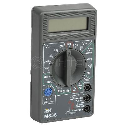 Мультиметр цифровой Universal M838 IEK TMD-2S-838 изображение, фото
