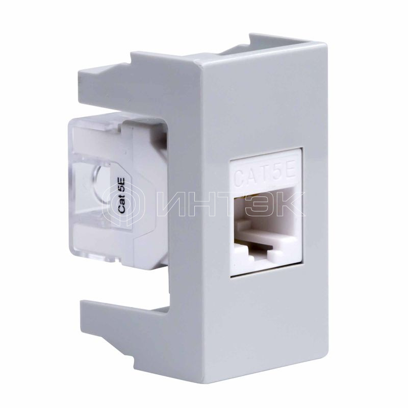 Розетка компьютерная 1-м 1мод. Viva RJ45 кат.5E сер. DKC 45138 изображение, фото