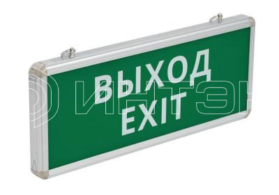 Светильник светодиодный аварийный ДСО-101-IP20 3Вт 1.5ч ВЫХОД EXIT односторонний DEKraft 60312DEK изображение, фото