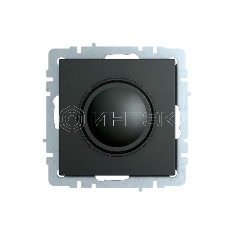 Светорегулятор СП BRITE пов-наж. 600Вт СС10-1-0-БрЧ механизм черн. IEK BR-D20-0600-K02 изображение, фото