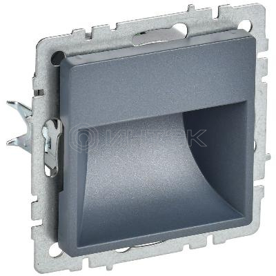 Подсветка светодиодная BRITE встраив. ПЛ20-БрМ механизм маренго IEK BR-FL20-K35 изображение, фото