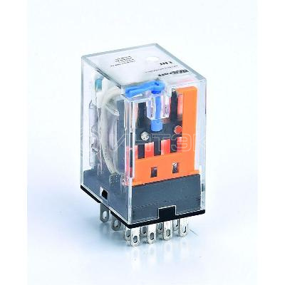 Реле промежуточное ПР-102 3А 127В DC 4 конт. с LED-индикацией и TEST фукц. DEKraft 23813DEK изображение, фото