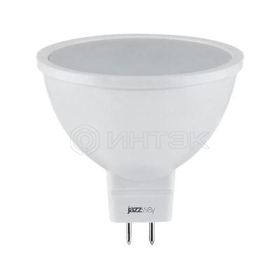 Лампа светодиодная PLED-DIM 7Вт JCDR MR16 3000К тепл. бел. GU5.3 540лм 220-240В диммир. JazzWay 1035400 изображение, фото