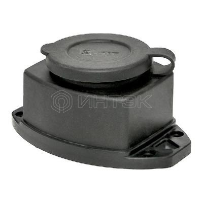 Розетка настенная 16А IP44 230В 2P+PE с защ. крышкой каучук Basic EKF RPS-014-16-230-44 изображение, фото