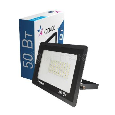 Прожектор светодиодный 50Вт 6500К IP65 4000лм КОСМОС K_PR5_LED_50 изображение, фото