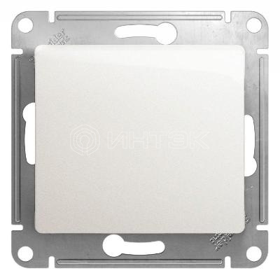 Переключатель проходной 1-кл. СП Glossa 10А IP20 (сх. 6) 10AX механизм перламутр.  Systeme Electric GSL000661 изображение, фото