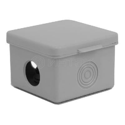 Коробка распределительная ОП 65х65х50мм 4 каб. вводов IP54 сер. TOKOV ELECTRIC TKE-KR-65-65-50-C06 изображение, фото