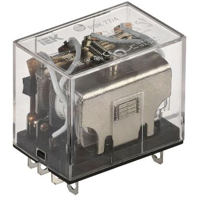 Реле РЭК 77-4 10А 24В DC IEK RRP10-4-10-024D изображение, фото