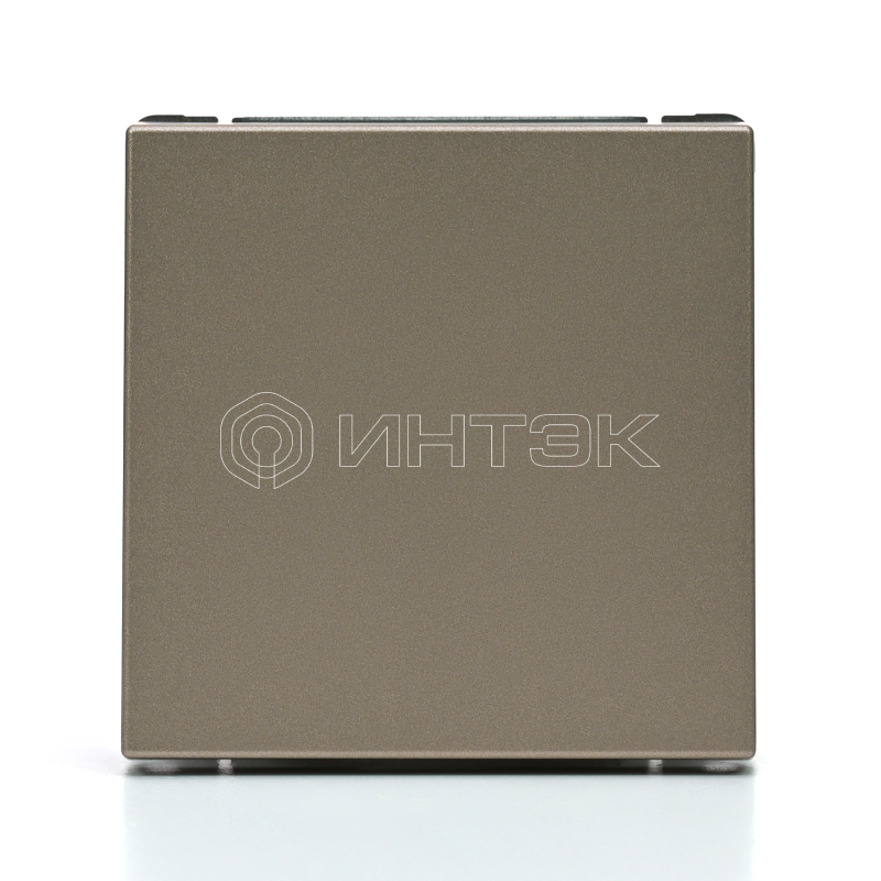 Выключатель кнопочный 1-кл. ArtGallery 10А механизм шампань Systeme Electric GAL000515 изображение, фото