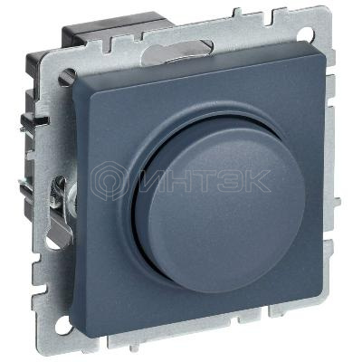 Светорегулятор СП BRITE пов-наж. 600Вт СС10-1-0-БрМ механизм маренго IEK BR-D20-0600-K35 изображение, фото