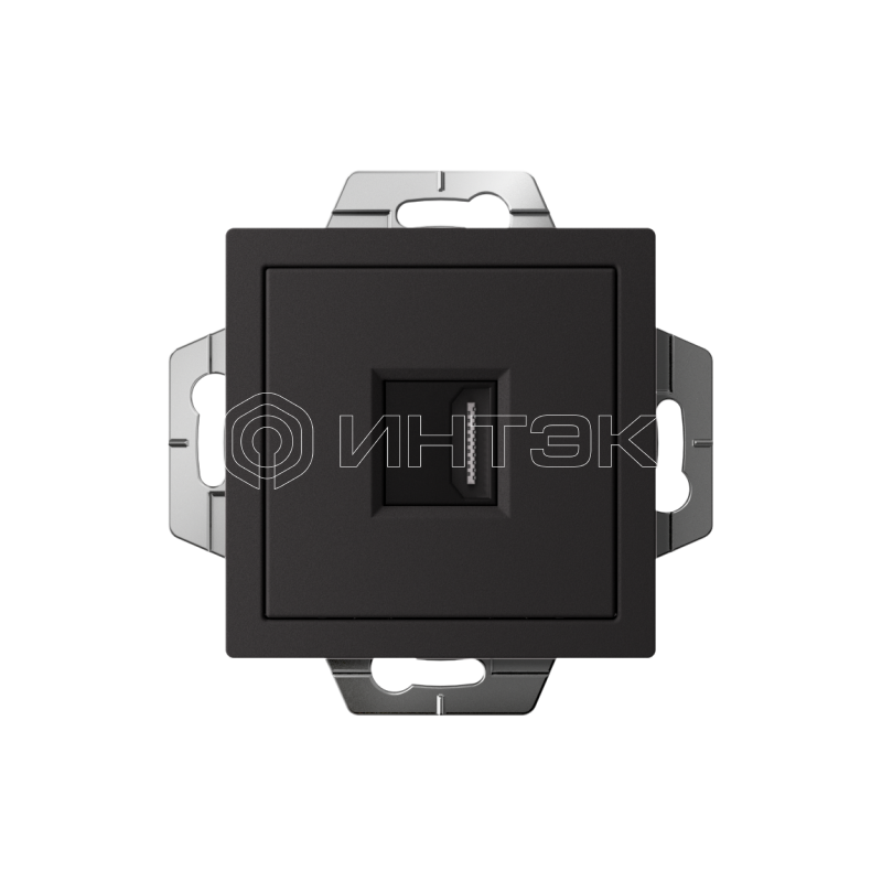 Розетка HDMI AtlasDesign механизм карбон Systeme Electric ATN001080 изображение, фото