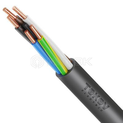 Кабель TOKOV ELECTRIC ВВГнг(А)-LS 5х6 ОК (N PE) 0.66кВ (м) УТ000028410 изображение, фото