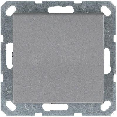 Кнопка звонка 1-кл. 10А IP20 механизм алюм. Jasmart G3010S изображение, фото
