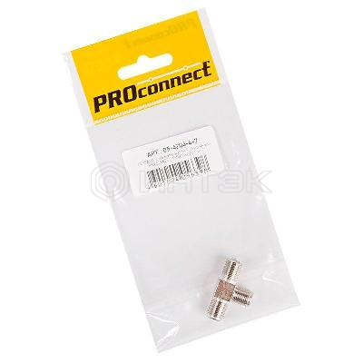 Переход соединитель x3 гнездо F (F-тройник) (инд. упак.) PROCONNECT 05-4204-4-7 изображение, фото