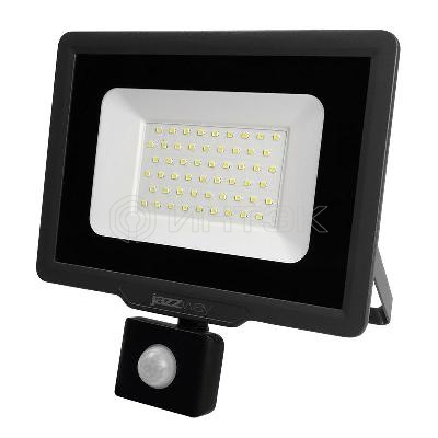 Прожектор светодиодный PFL-C3  Systeme ElectricNSOR 50Вт 6500К IP65 ДО закален. прозр. стекло датчик движения инфракрасный Pro JazzWay 5026940A изображение, фото
