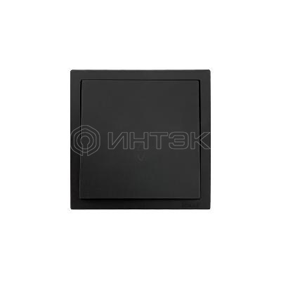 Выключатель проходной 1-кл. 1п СП ZIMA 10А IP20 безвинтов. зажим механизм черн. бархат LEZARD 704-4288-105QC изображение, фото