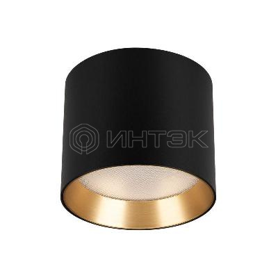 Светильник светодиодный SP-BISCOTTO-R90-8W Warm3300-MIX BK-GD 80deg 230В IP54 8Вт 3300К метал. Arlight 055025 изображение, фото