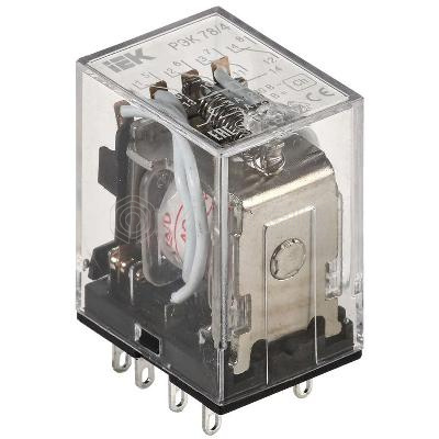 Реле РЭК 78-4 3А 24В AC IEK RRP20-4-03-024A изображение, фото