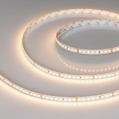 Лента светодиодная RT-A160-8mm 24V Warm 3000К 12Вт/м IP20 2835 высок. эффект. 150лм/Вт (уп.5м) Arlight 024538(2) изображение, фото