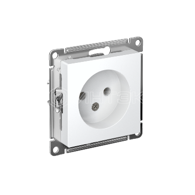Розетка 1-м СП AtlasDesign 16А IP20 без заземл. без защ. шторок механизм бел.  Systeme Electric ATN000141 изображение, фото