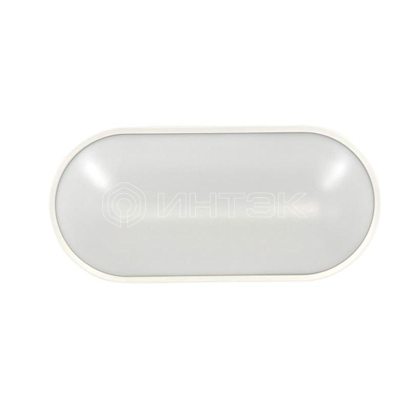Светильник светодиодный WP 15 C 12W OP 840 W10L22 WH 220х106х60мм 12Вт 4000К IP65 ЖКХ овал. пылевлагозащ. бел.  15071524499 изображение, фото