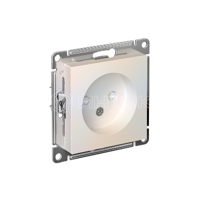 Розетка 1-м СП AtlasDesign 16А IP20 без заземл. защ. шторки механизм жемчуж.  Systeme Electric ATN000449 изображение, фото